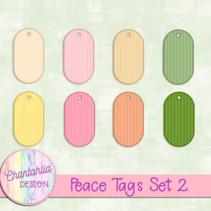 Free tags in a Peace theme