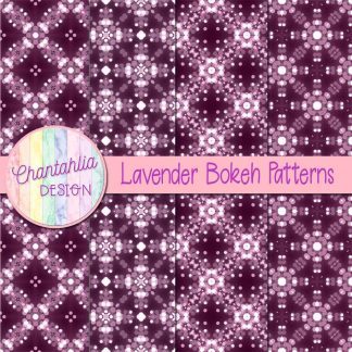 Free lavender bokeh patterns digital papers