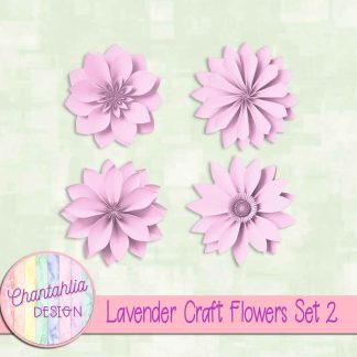 Free lavender craft flowers