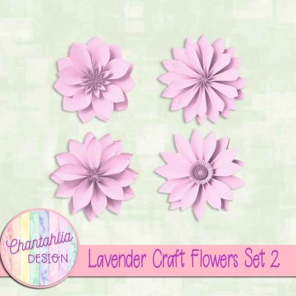 Free lavender craft flowers