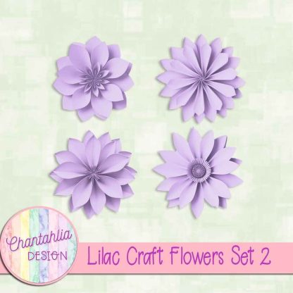 Free lilac craft flowers