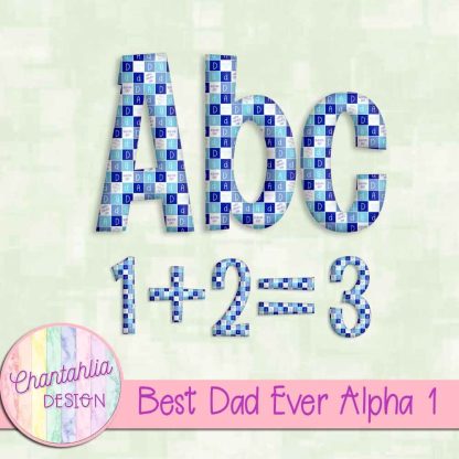 Free alpha in a Best Dad Ever theme