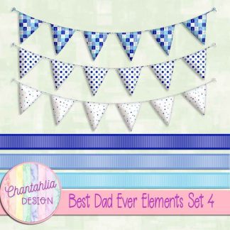 Free design elements in a Best Dad Ever theme