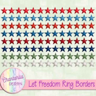 Free borders in a Let Freedom Ring theme