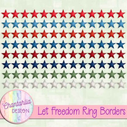 Free borders in a Let Freedom Ring theme