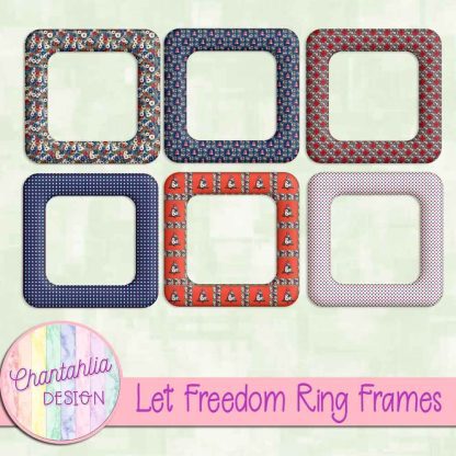 Free frames in a Let Freedom Ring theme