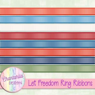 Free ribbons in a Let Freedom Ring theme