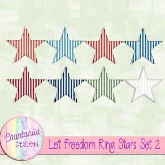 Free stars in a Let Freedom Ring theme