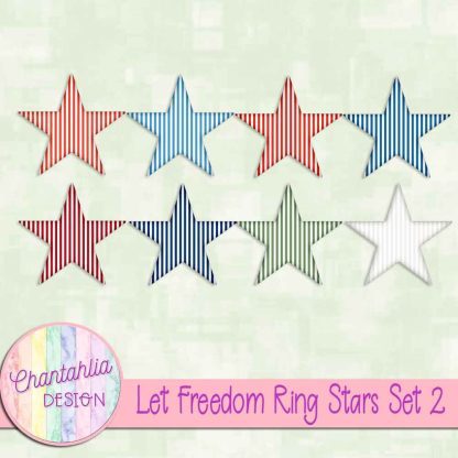 Free stars in a Let Freedom Ring theme