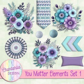 Free design elements in a You Matter theme