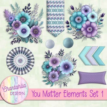 Free design elements in a You Matter theme
