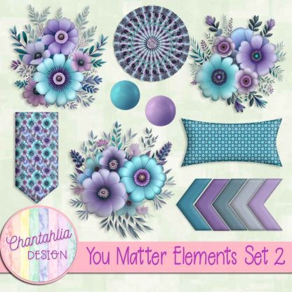 Free design elements in a You Matter theme