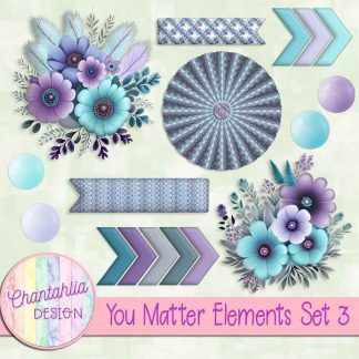 Free design elements in a You Matter theme