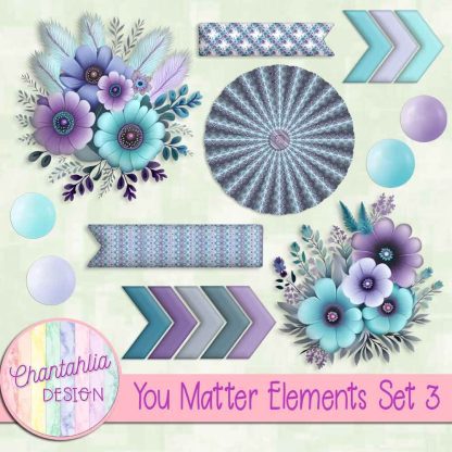 Free design elements in a You Matter theme