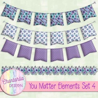 Free design elements in a You Matter theme
