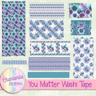 Free washi tape in a You Matter theme