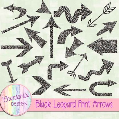 Free black leopard print arrows