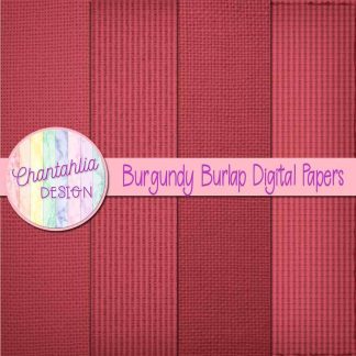 Free burgundy burlap digital papers