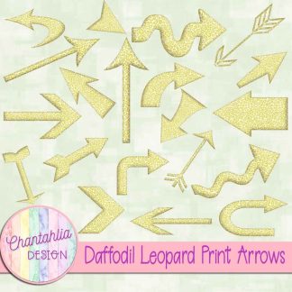 Free daffodil leopard print arrows