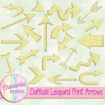 Free daffodil leopard print arrows