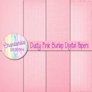 Free dusty pink burlap digital papers