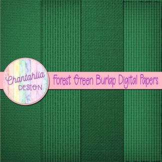 Free forest green burlap digital papers
