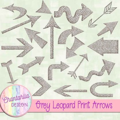 Free grey leopard print arrows