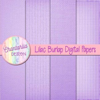 Free lilac burlap digital papers