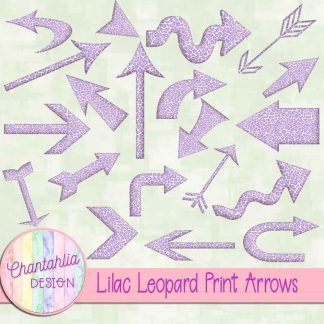Free lilac leopard print arrows