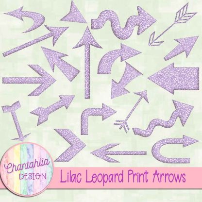Free lilac leopard print arrows