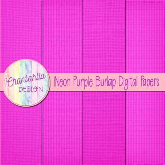Free neon purple burlap digital papers