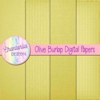 Free olive burlap digital papers