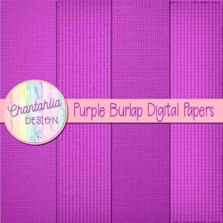 Free purple burlap digital papers