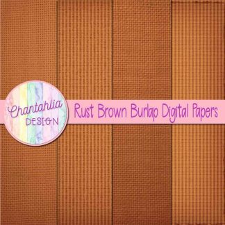 Free rust brown burlap digital papers
