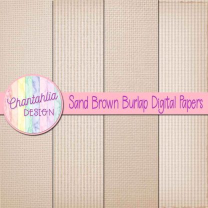 Free sand brown burlap digital papers