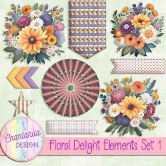 Floral Delight Elements Set 1