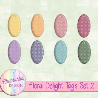 Floral Delight Tags Set 2