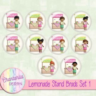 Free brads in a Lemonade Stand theme