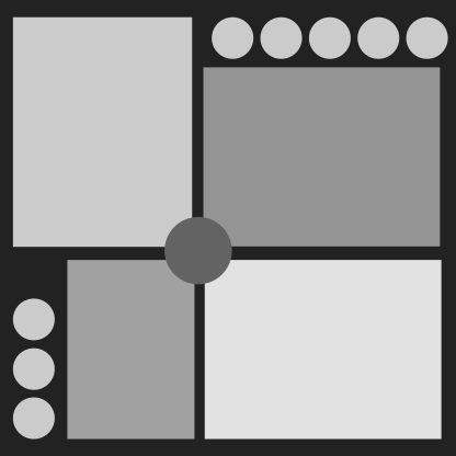 Free digital scrapbooking layout template .psd file