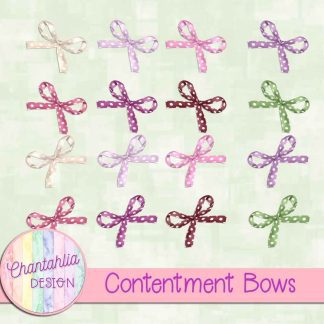 Free bows in a Contentment theme