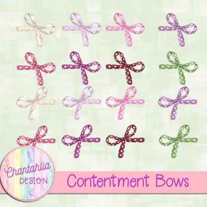 Free bows in a Contentment theme