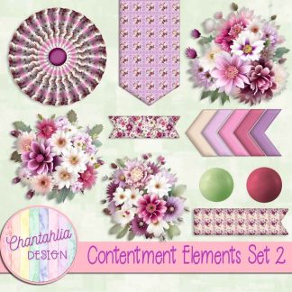 Free design elements in a Contentment theme