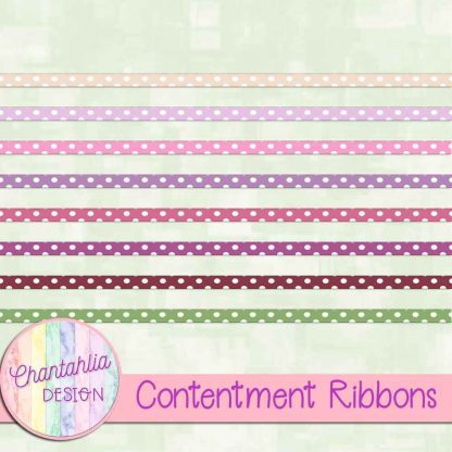 Free ribbons in a Contentment theme