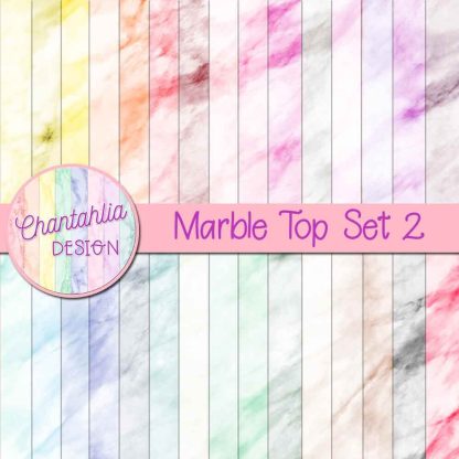 Marble Top Digital Papers Set 2
