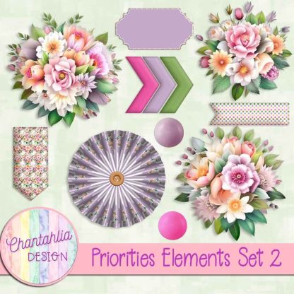 Free design elements in a Priorities theme