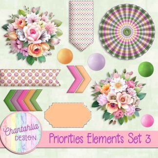 Free design elements in a Priorities theme