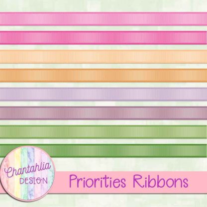 Free ribbons in a Priorities theme