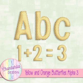 Free alpha in a Yellow and Orange Butterflies theme