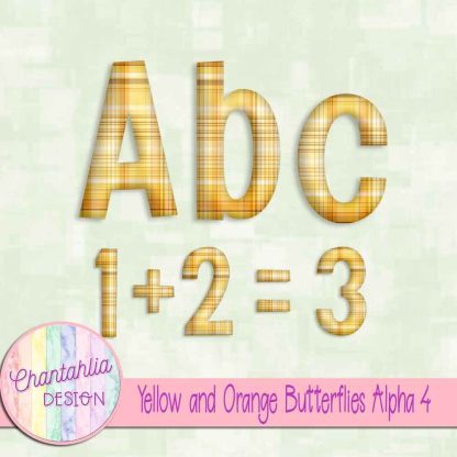 Free alpha in a Yellow and Orange Butterflies theme