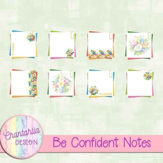 Free notes in a Be Confident theme